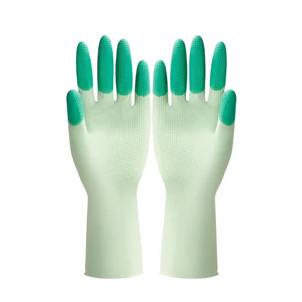 Silicone Dishwashing Gloves for Easy Kitchen Cleaning