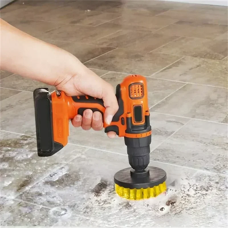Drill Brush Attachment Set
