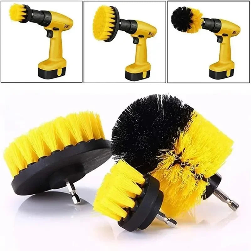 Drill Brush Attachment Set