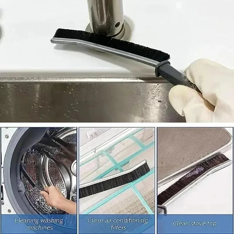 Hard-Bristle Crevice Cleaning Brush