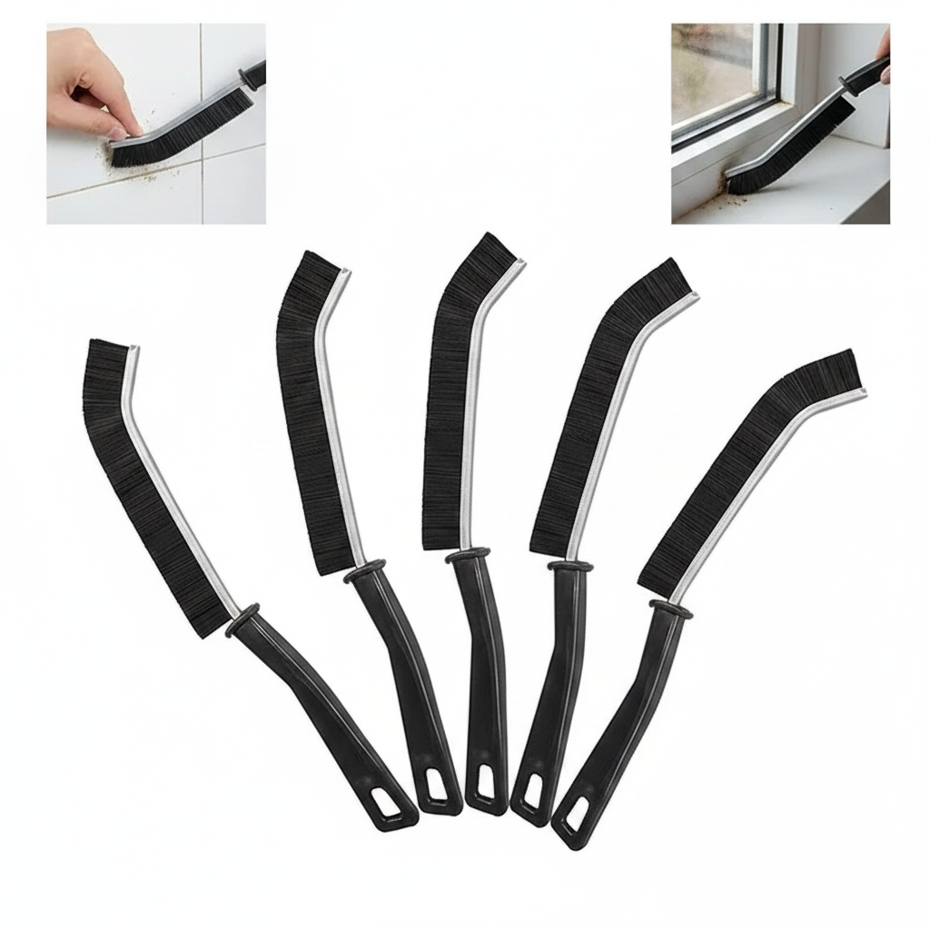 Hard-Bristle Crevice Cleaning Brush